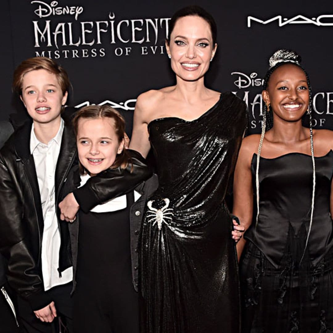 Angelina Jolie brings her kids to Maleficent premiere: ‘They're my friends’