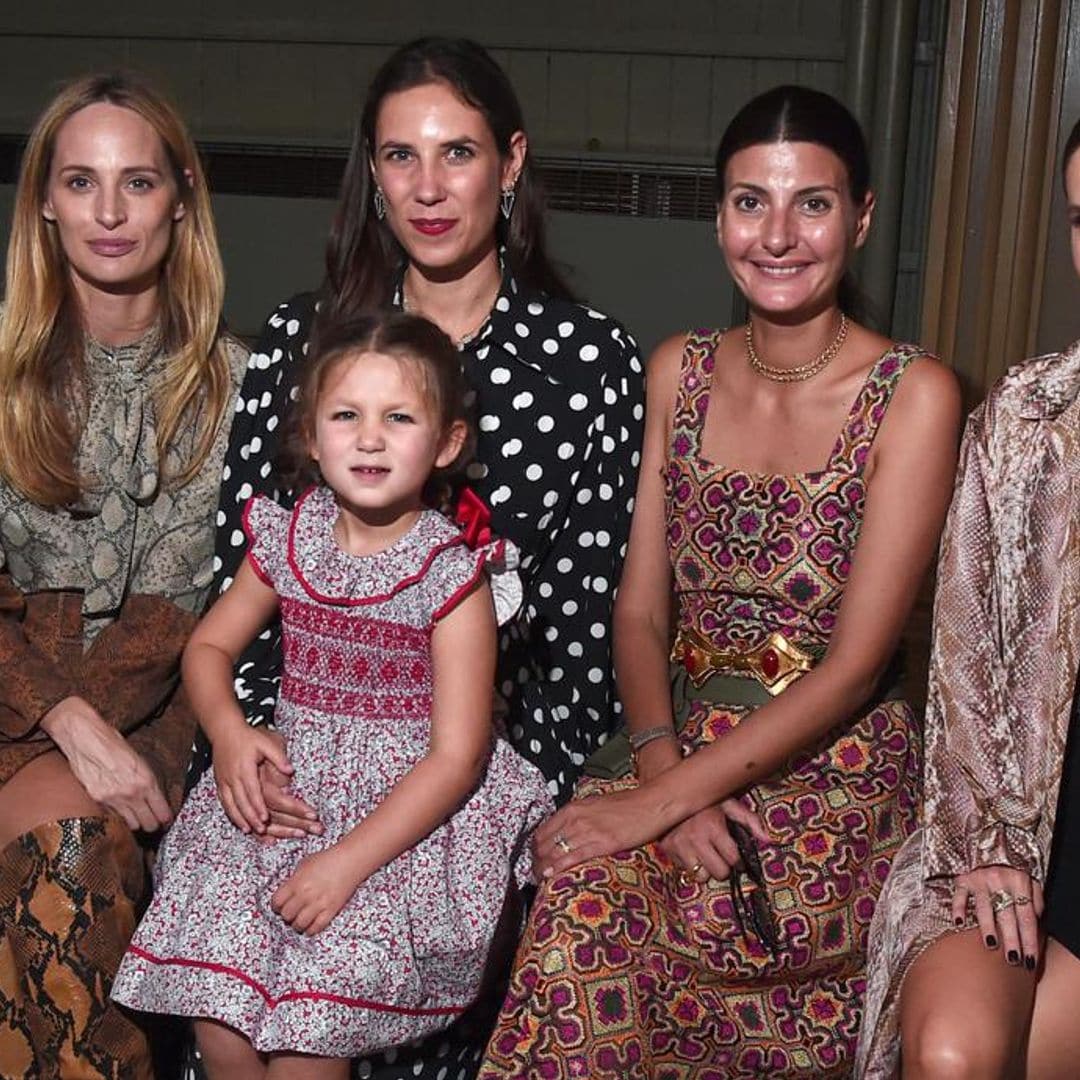 Tatiana Santo Domingo’s daughter India attends her first fashion show