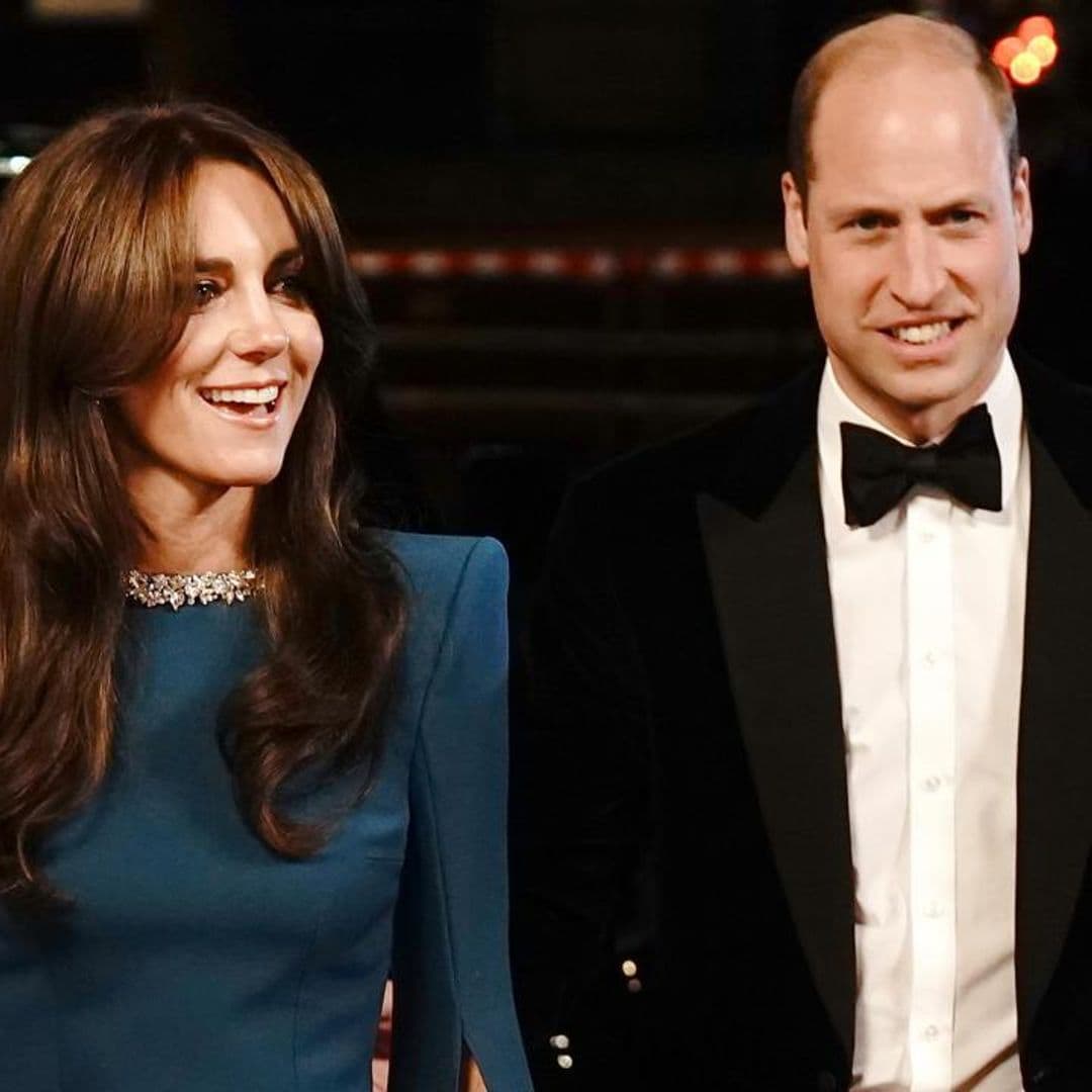 Every must-see photo of William and Kate’s sweet moment at the Royal Variety Performance