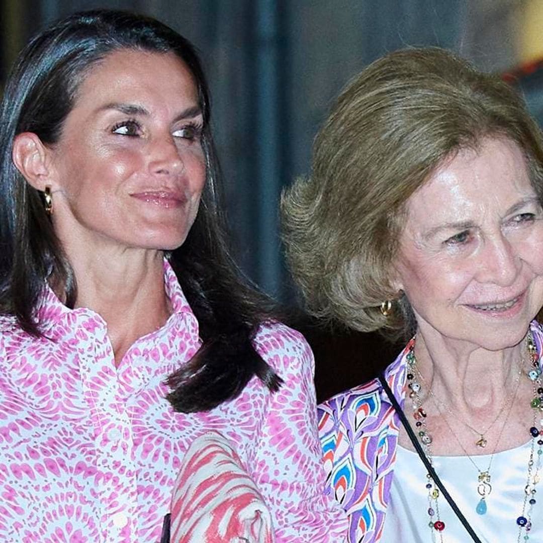 Queen Letizia shares sweet moment with mother-in-law Queen Sofia