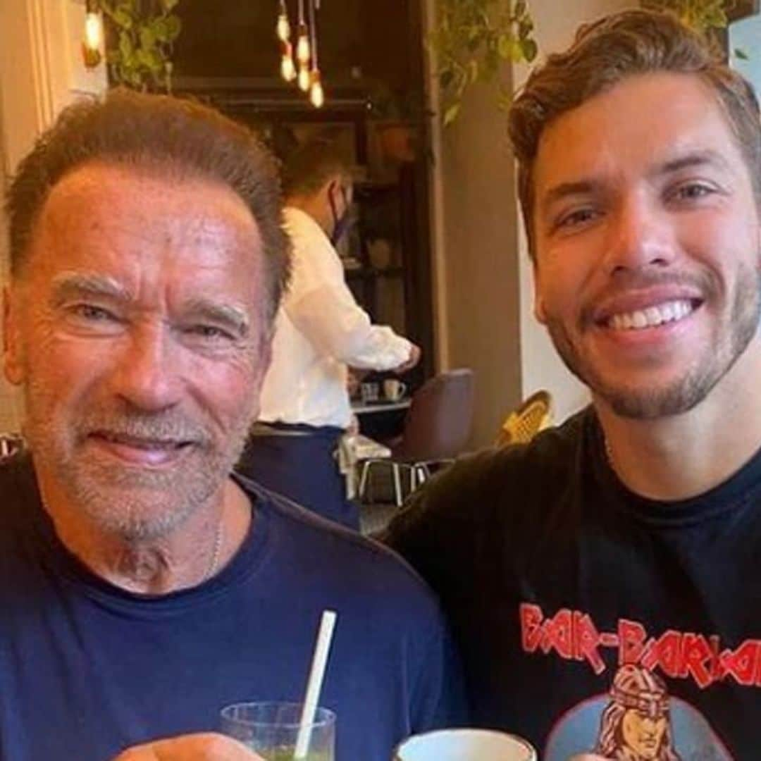 Joseph Baena says Arnold Schwarzenegger loves to hear everything about his life