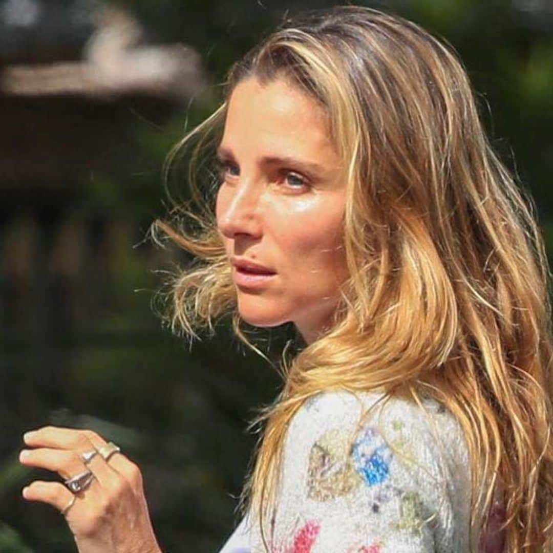 Elsa Pataky goes on a drive with her adorable dog