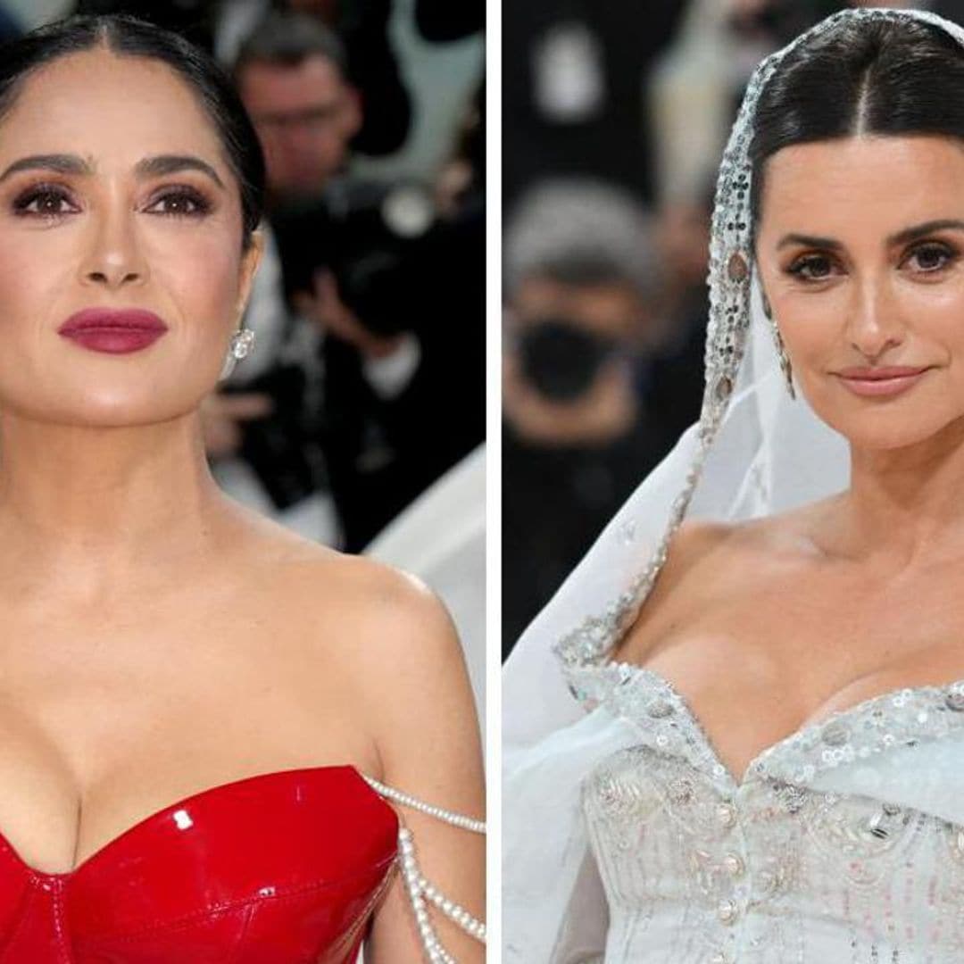 Salma Hayek shares epic photos getting ready for the Met Gala with Penelope Cruz