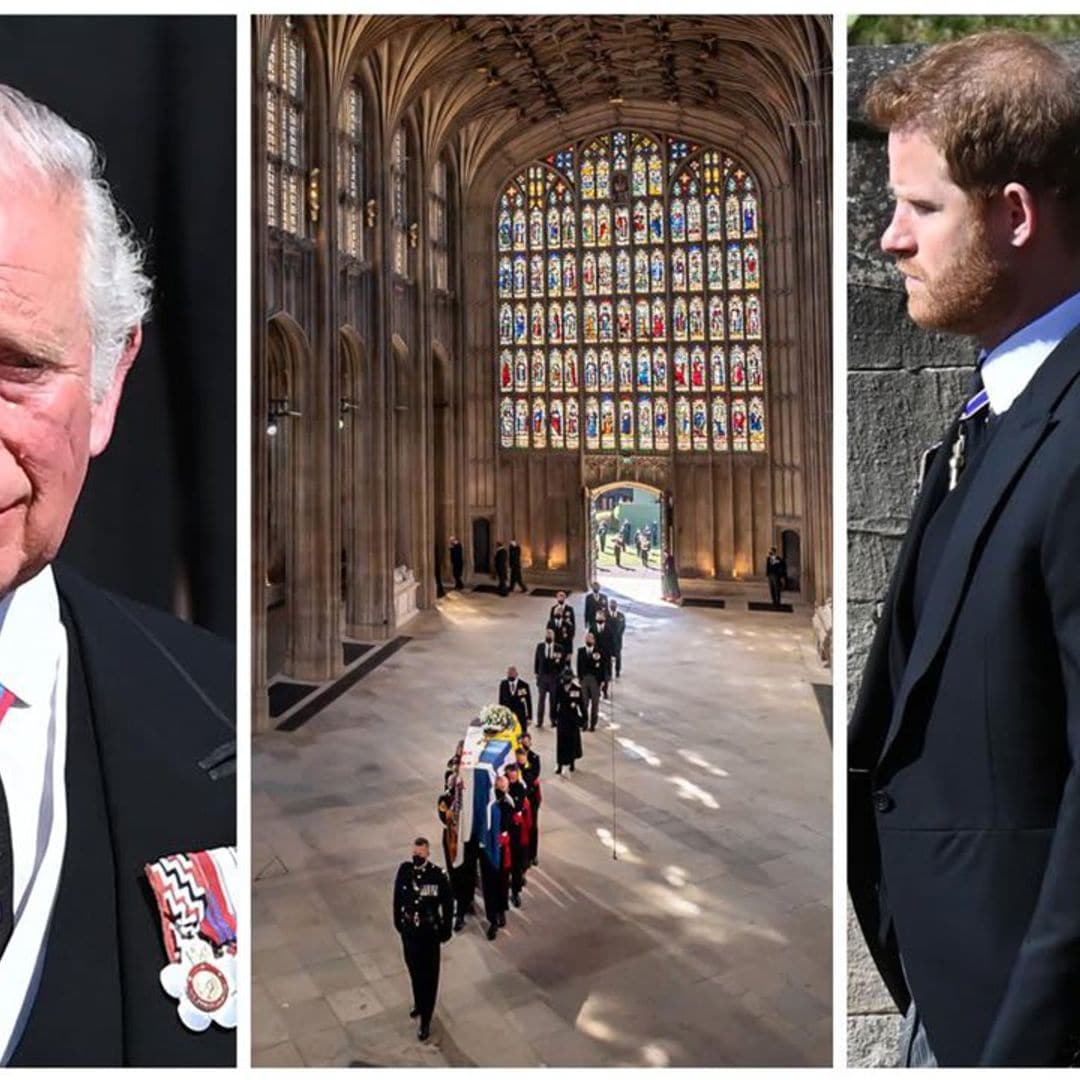 Prince Philip’s funeral in photos: William, Harry and Kate reunite, the Queen grieves and more