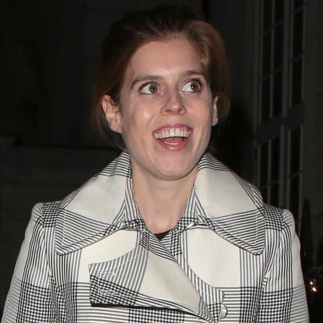 Princess Beatrice cozies up next to husband Edo at Christmas event