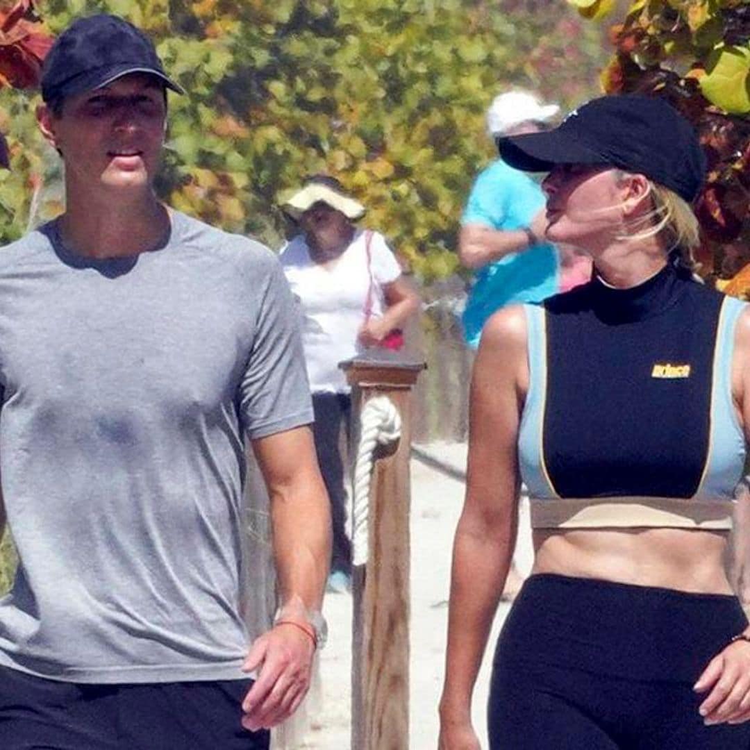 Ivanka Trump flashes her toned tummy on jog with husband Jared in Miami