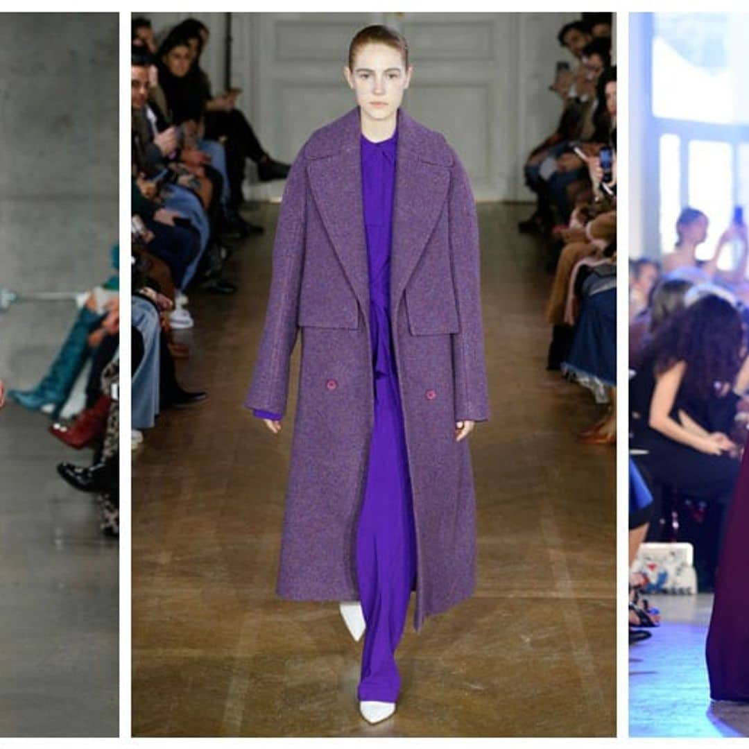 Purple for fall! Here is a look at this season's warmest (and trendiest) color