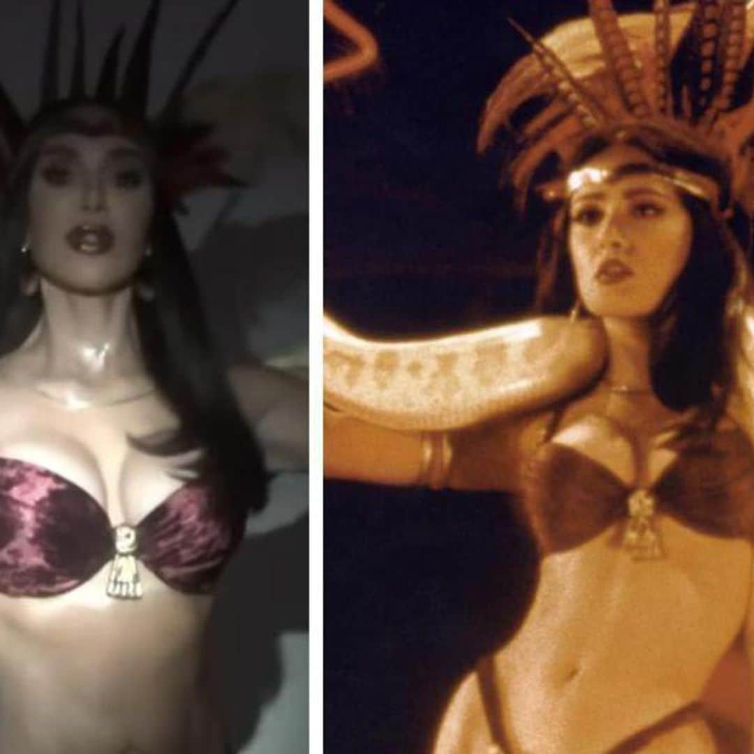 Salma Hayek reacts to Kim Kardashian’s ‘From Dusk Till Dawn’ costume