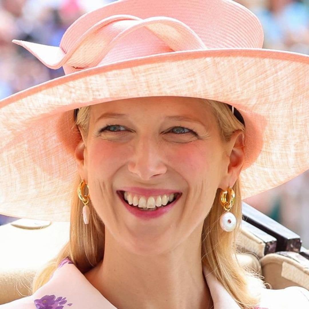 Lady Gabriella receives big hug as she steps out at Royal Ascot