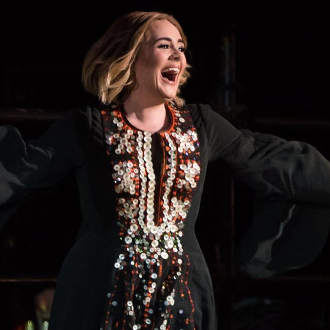 Adele shows off weight loss by wearing 2016 performance dress