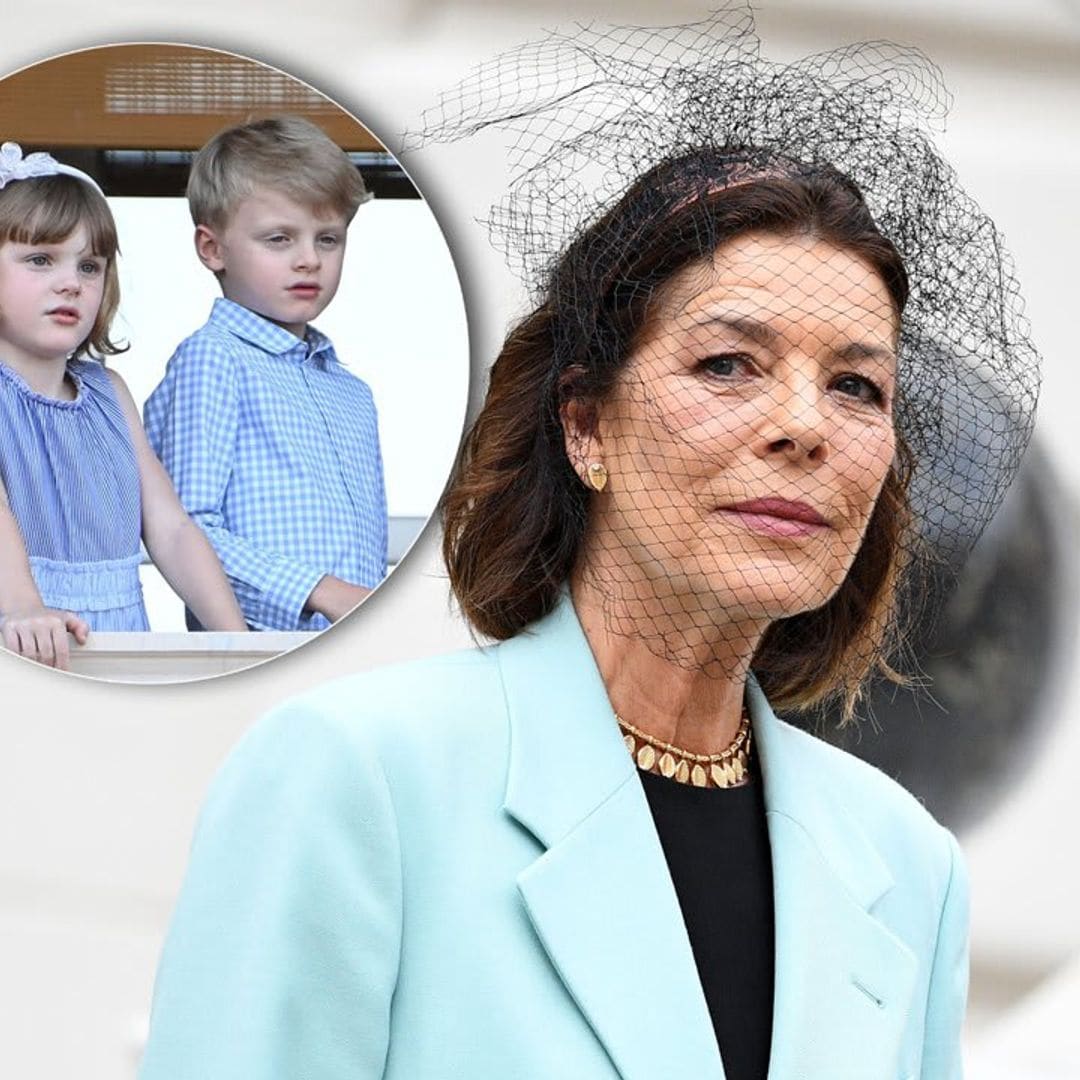 Prince Jacques and Princess Gabriella spend time with ‘auntie’ Princess Caroline