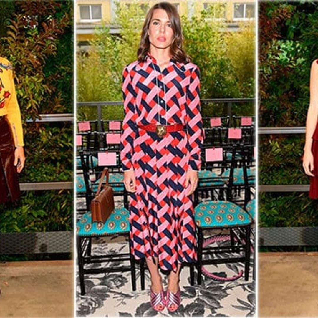 Charlotte Casiraghi kicks off Milan Fashion Week at Gucci