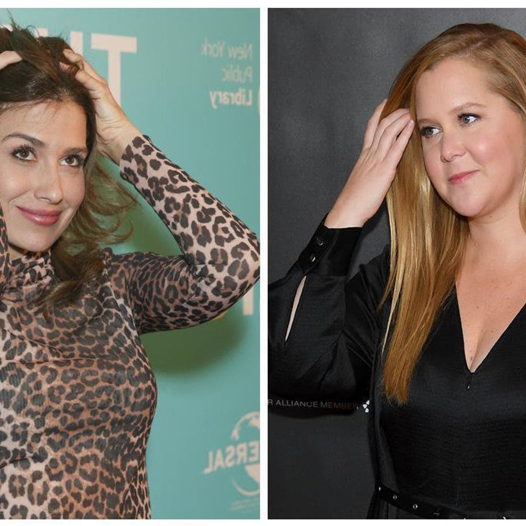 Amy Schumer apologizes for reposting a photo of Hilaria Baldwin in underwear