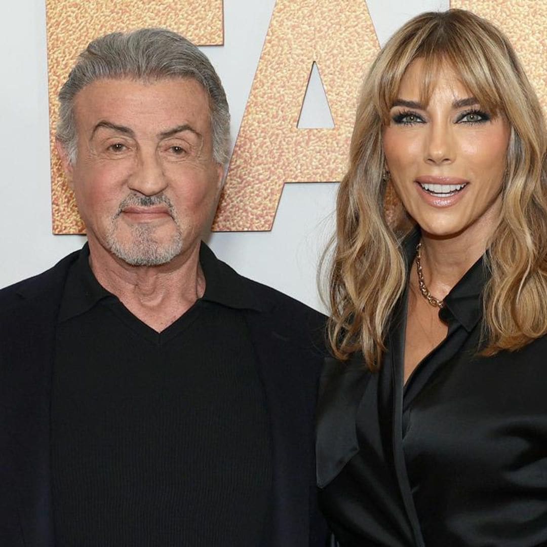 Sylvester Stallone and his wife Jennifer have fun at ‘The Family Stallone’ premiere