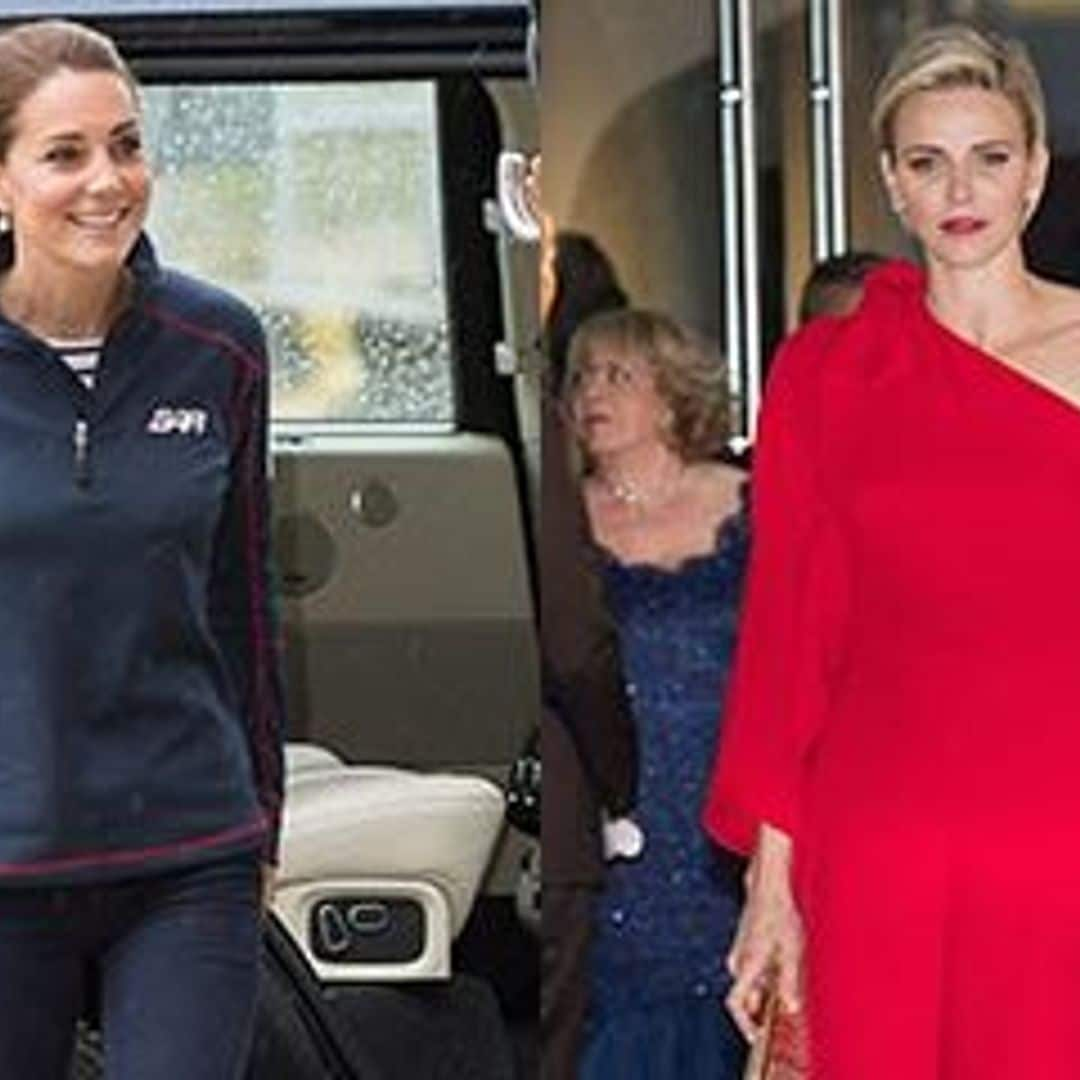 The week's best royal style: Princess Charlene, Kate Middleton and Princess Mary