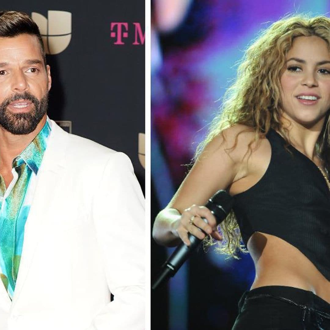 Ricky Martin and Shakira rocked the same curly hairstyle in 1993 – see the pic of their twinning moment!