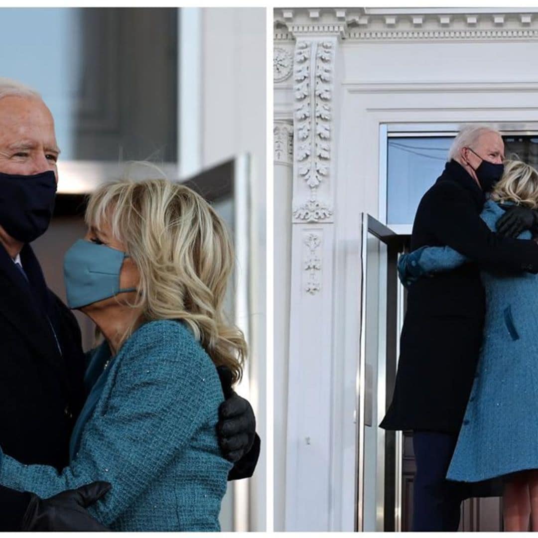 Gestures of affection from President Biden and First Lady