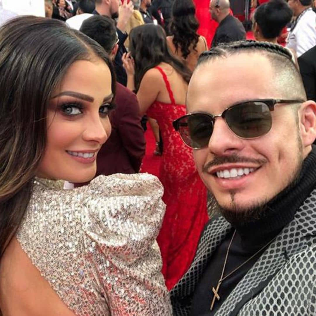 Why are Casper Smart and Dayanara Torres - exes of JLo and Marc Anthony - practicing selfies together?