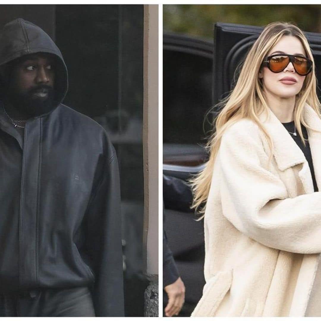 Khloé Kardashian and Kanye West ran into each other at Saint’s basketball game