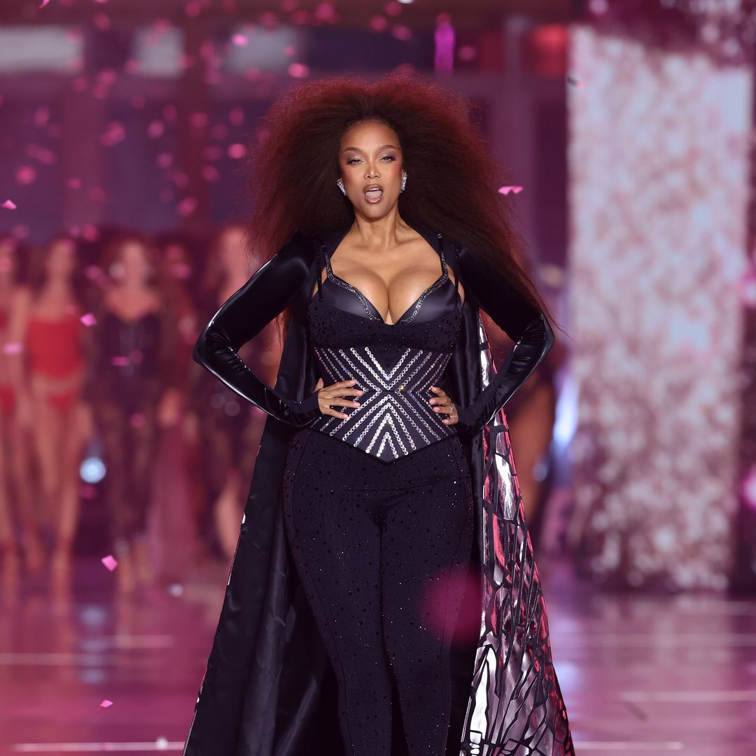 Tyra Banks humorously acknowledged weight gain while reflecting on her iconic comeback to the Victoria's Secret Fashion Show