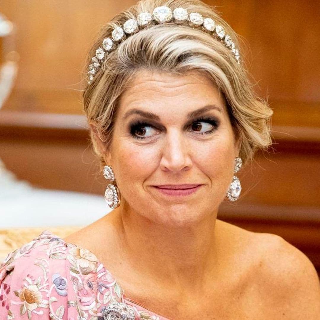 Queen Maxima wows at state banquet in India