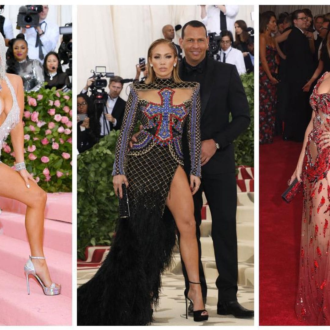 Jennifer Lopez relives her iconic Met Gala red carpet looks - which is your favorite?