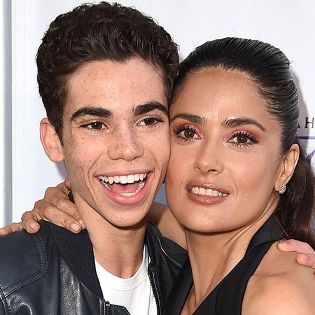 Cameron Boyce's Grown Ups co-star Salma Hayek pays loving tribute to the late actor