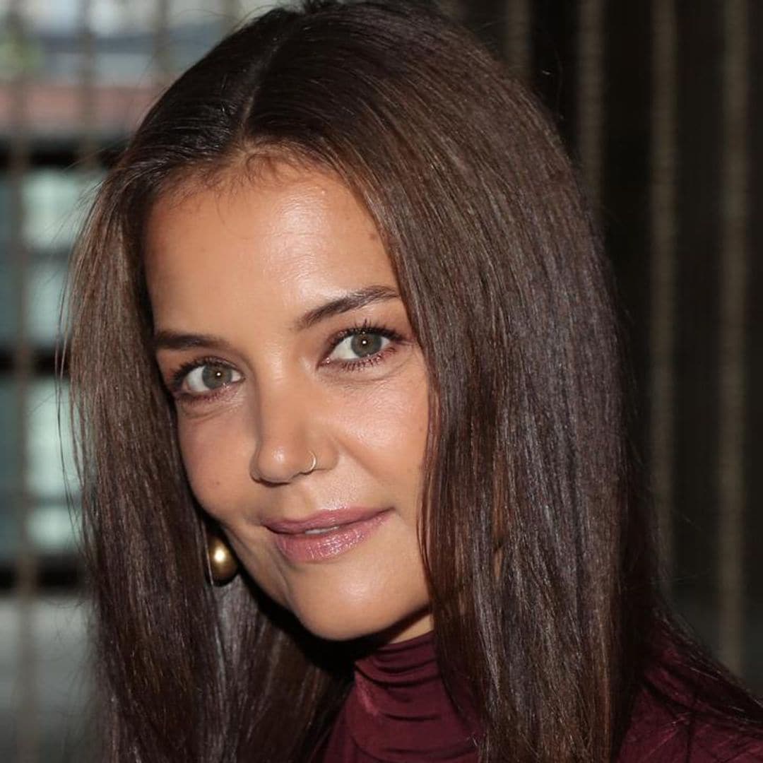 Katie Holmes stays warm and festive in NYC ahead of her 45th birthday