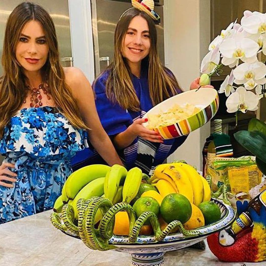 Sofia Vergara and lookalike niece Claudia celebrate Cinco de Mayo with a proper Mexican fiesta