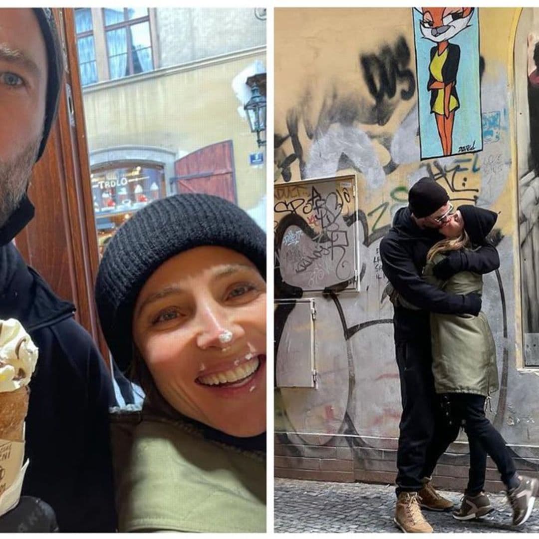 Chris Hemsworth and Elsa Pataky’s family trip to Prague has been messy and romantic