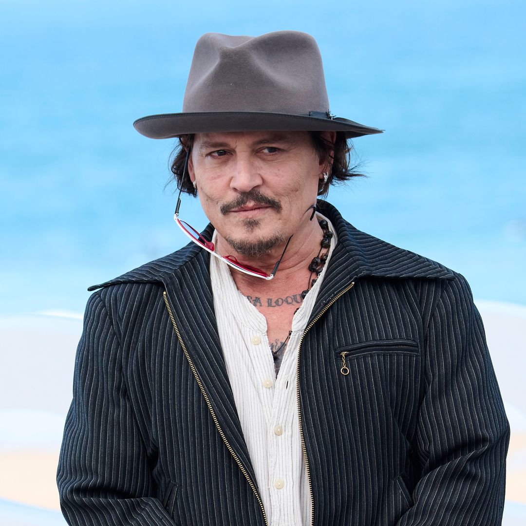 Johnny Depp plays Spanish guitar for the first time while visiting 'El Hormiguero' in Madrid