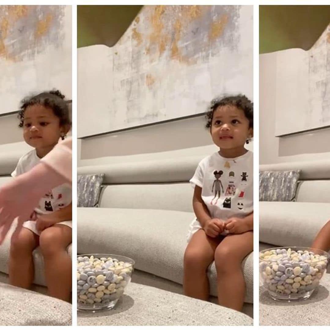 Kylie Jenner teaching daughter Stormi patience with the candy challenge is the most adorable thing you’ll see today