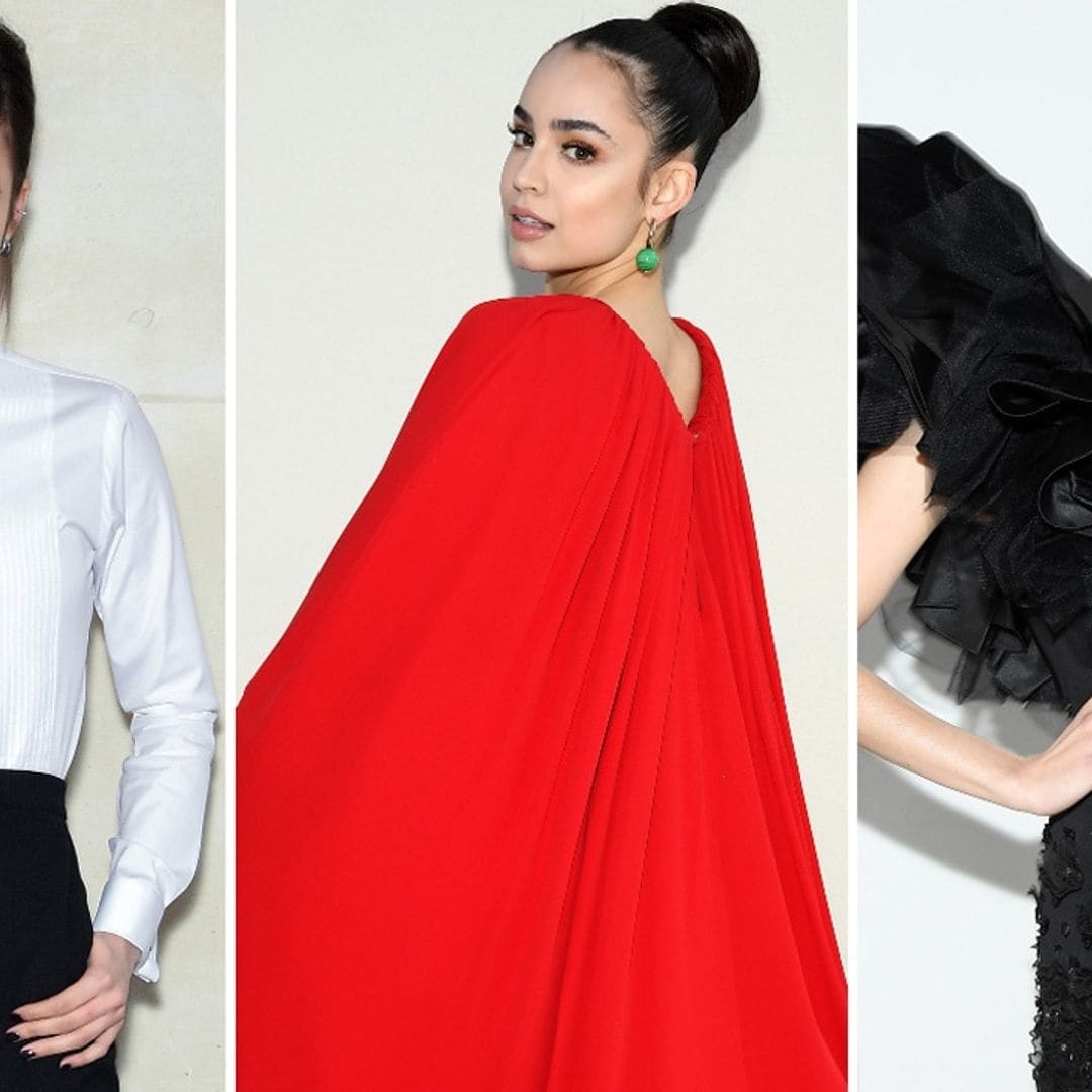 Sofia Carson shows off some haute style at Paris Fashion Week