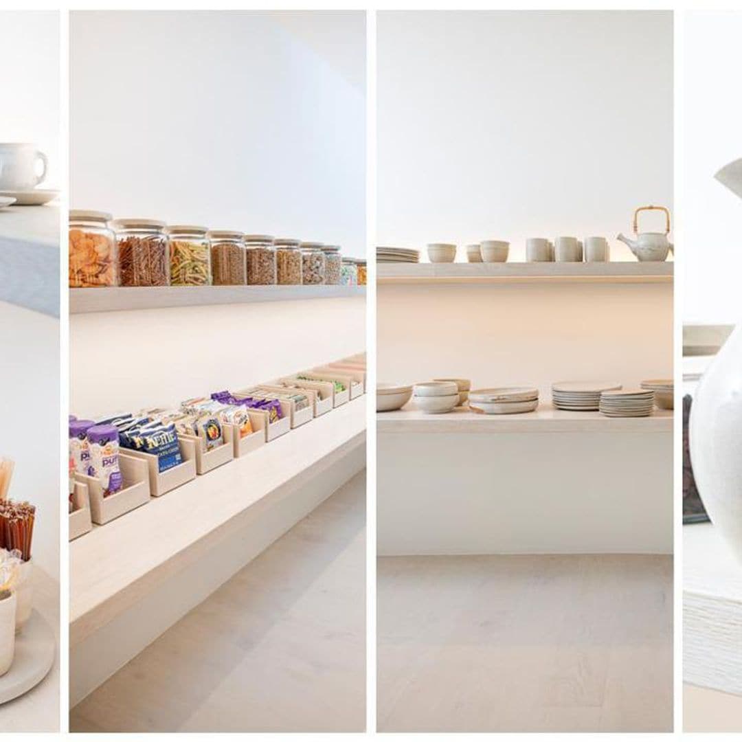 Kim Kardashian reorganized her super zen walking pantry