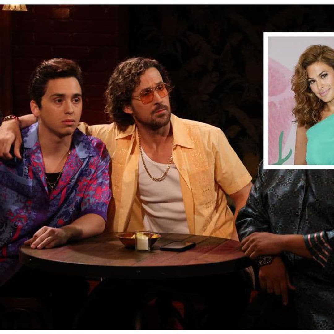 Eva Mendes cheers Ryan Gosling’s hilarious ‘SNL’ Cuban skit