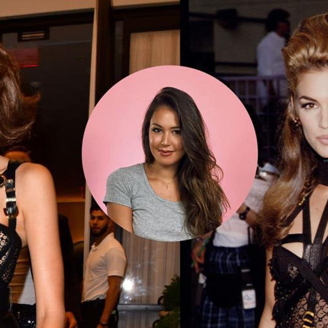 Kaia Gerber and Cindy Crawford rock the 'bondage' look - here's who wore it better!