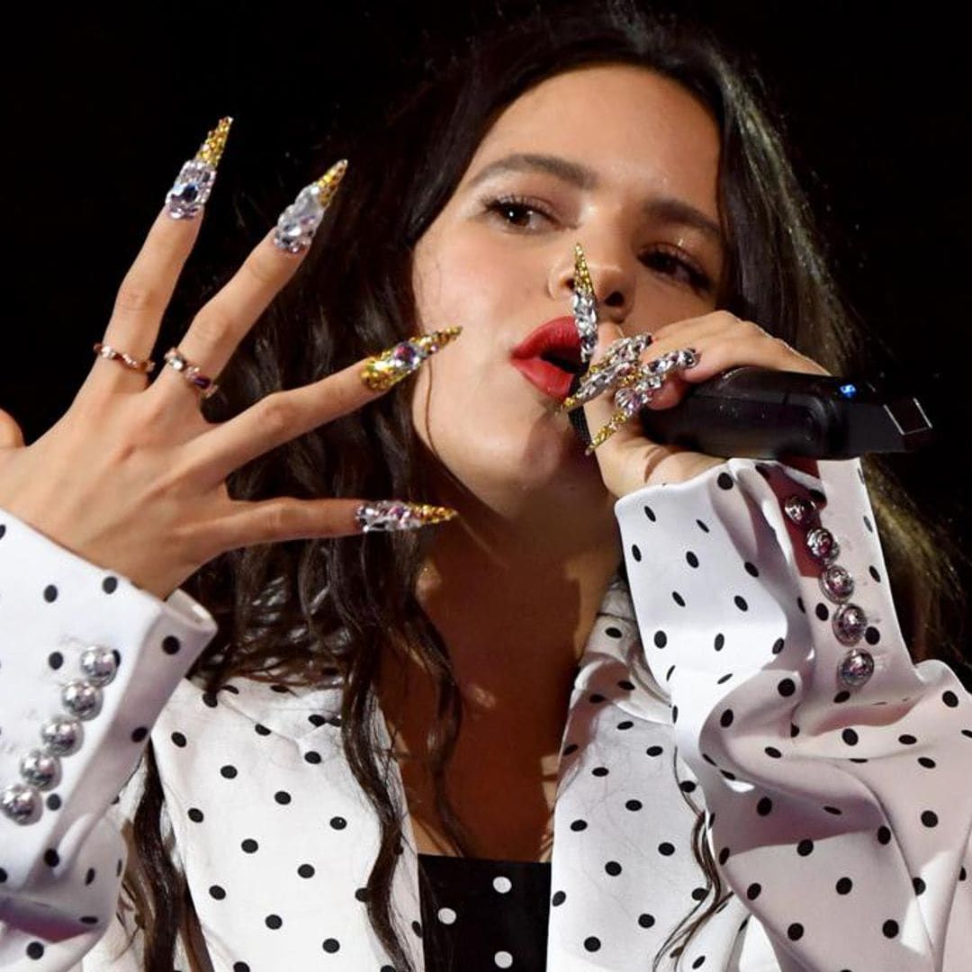 A look back at Rosalía’s extravagant nail designs of 2019