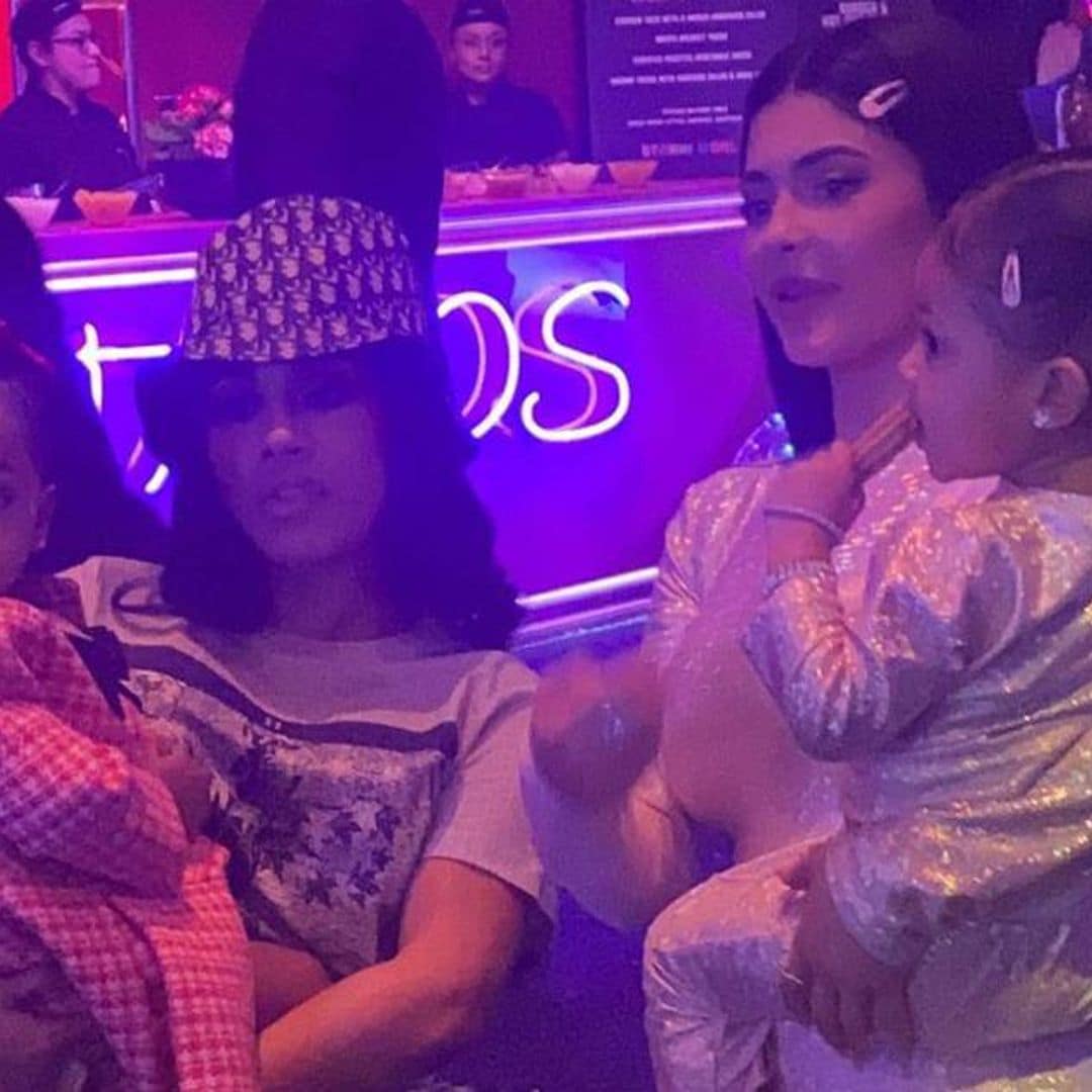 Cardi B’s daughter Kulture & Rosalía are glam guests at Stormi’s 2nd birthday bash