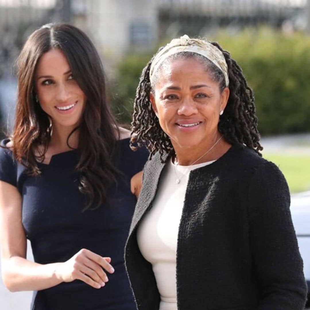 Meghan Markle's mom Doria Ragland reacts to royal baby's birth