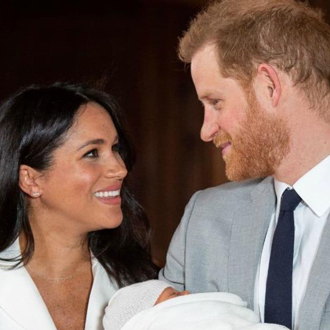 Meghan Markle's sweet birthday note to Prince Harry has brand new Archie photo!