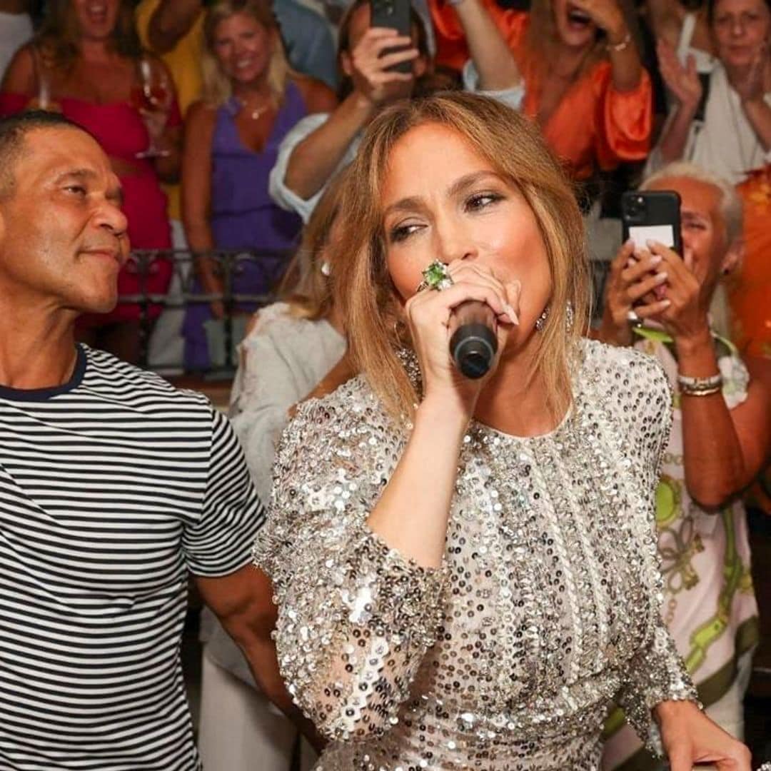 Jennifer Lopez surprises partygoers in Capri with impromptu karaoke