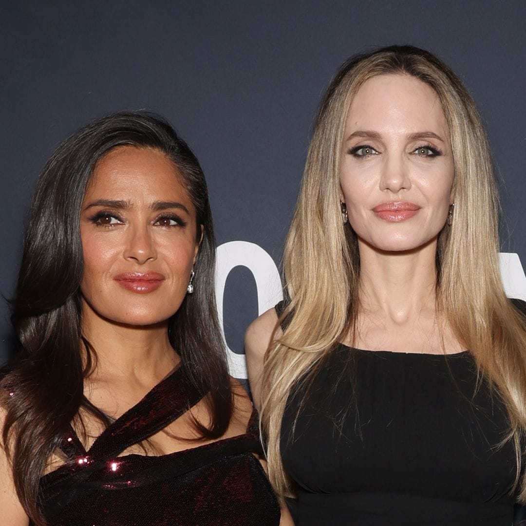 Salma Hayek celebrates Angelina Jolie, and Latinos like Selena Gomez nominated for a Golden Globe Award