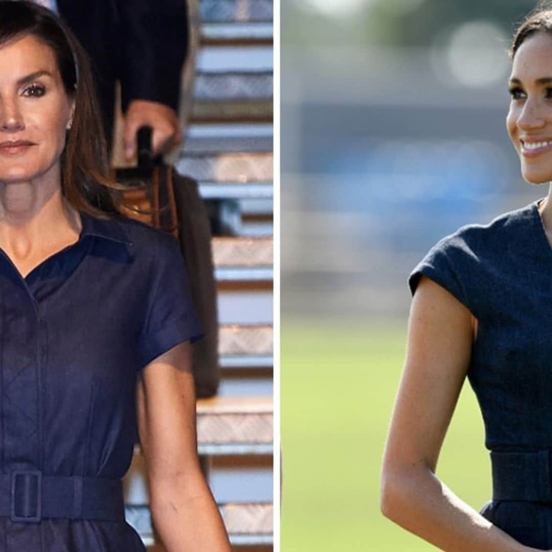 Queen Letizia and Meghan Markle rock the denim look of the season