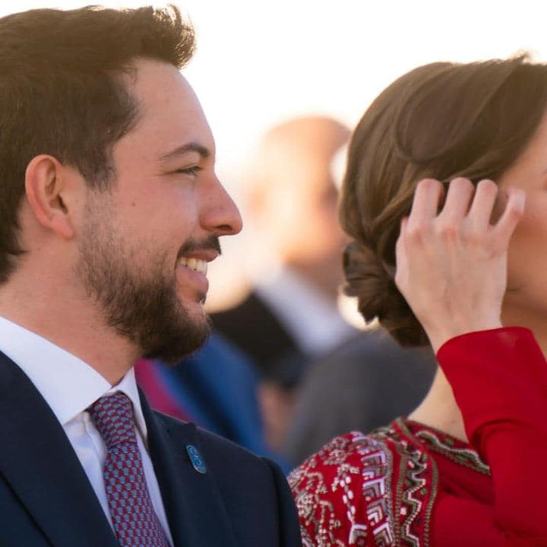 Parents-to-be Princess Rajwa and Crown Prince Hussein star in new photo