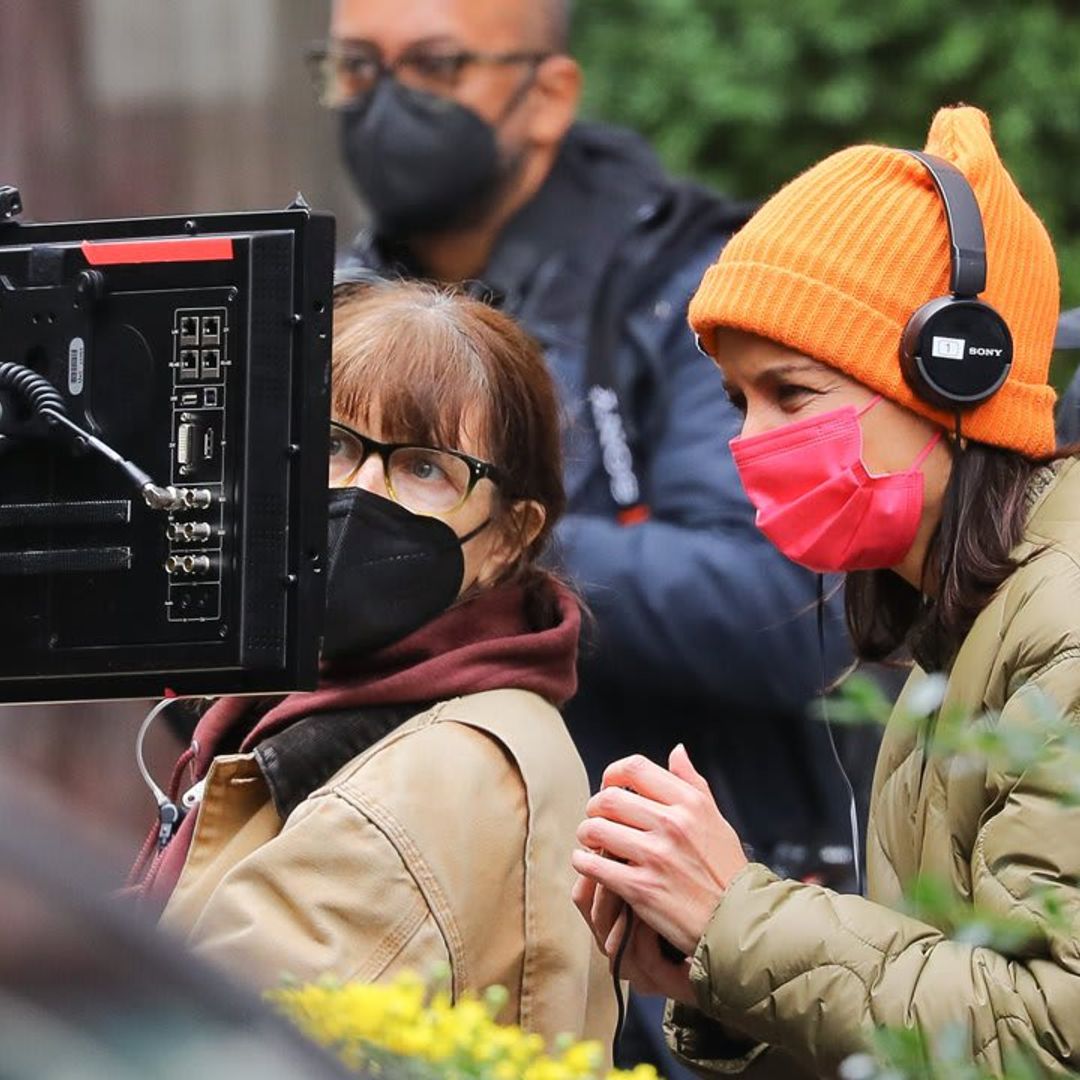 Katie Holmes spotted directing her first movie in NYC