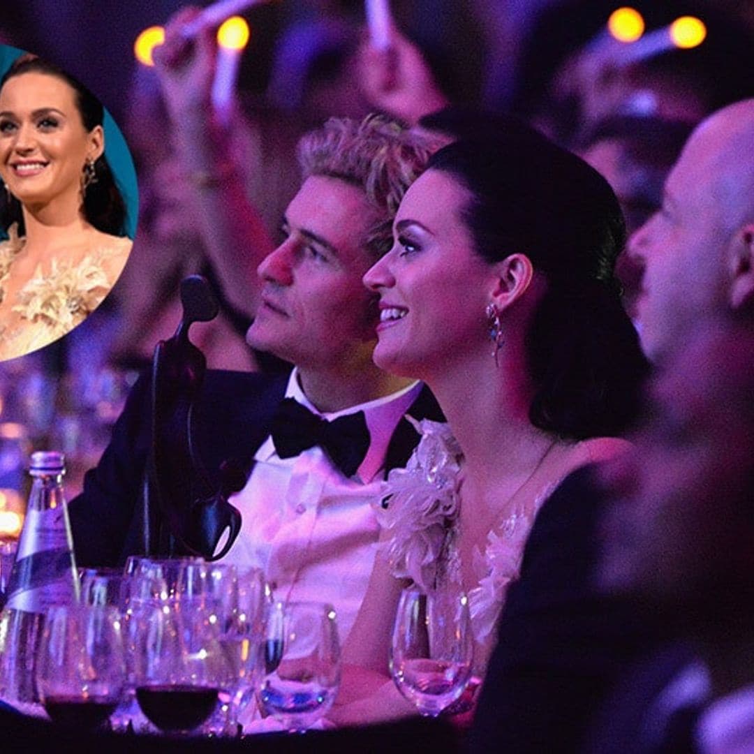 Katy Perry gets support from Orlando Bloom (and a surprise from Hillary Clinton!) at UNICEF Snowflake Ball