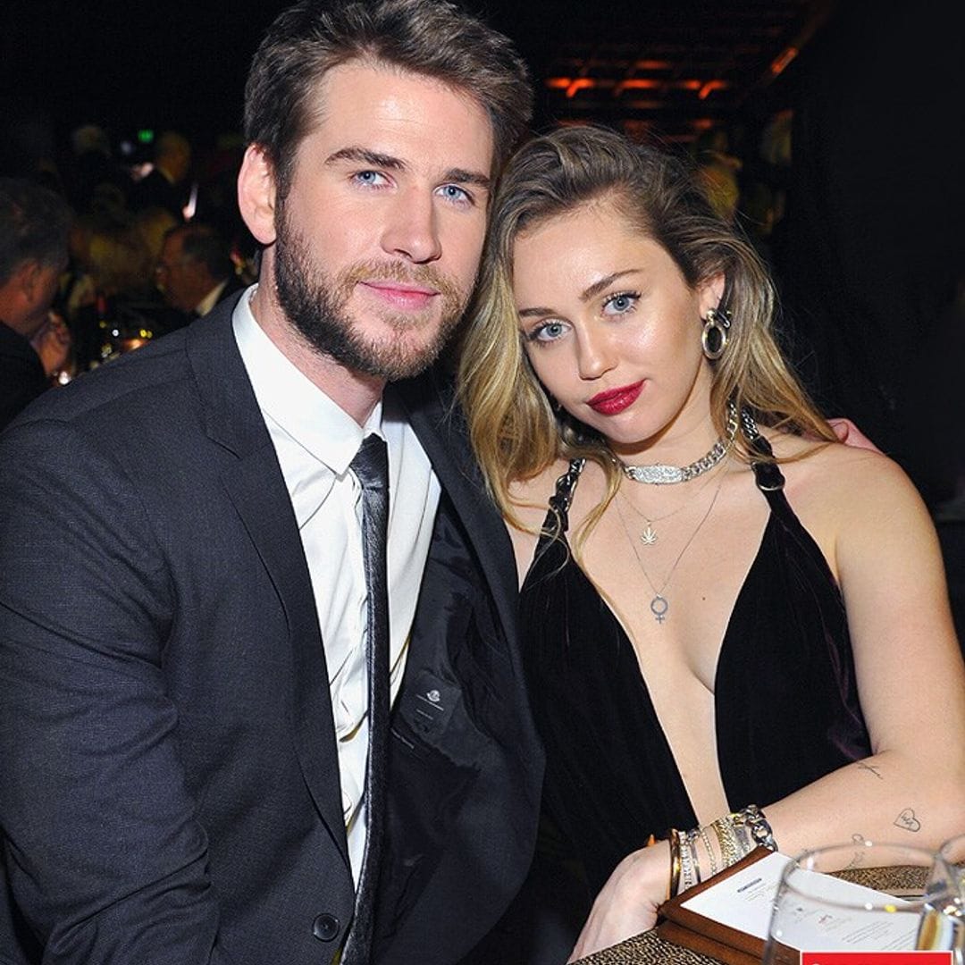 So In Love! Miley Cyrus and Liam Hemsworth Reappear After Their Wedding