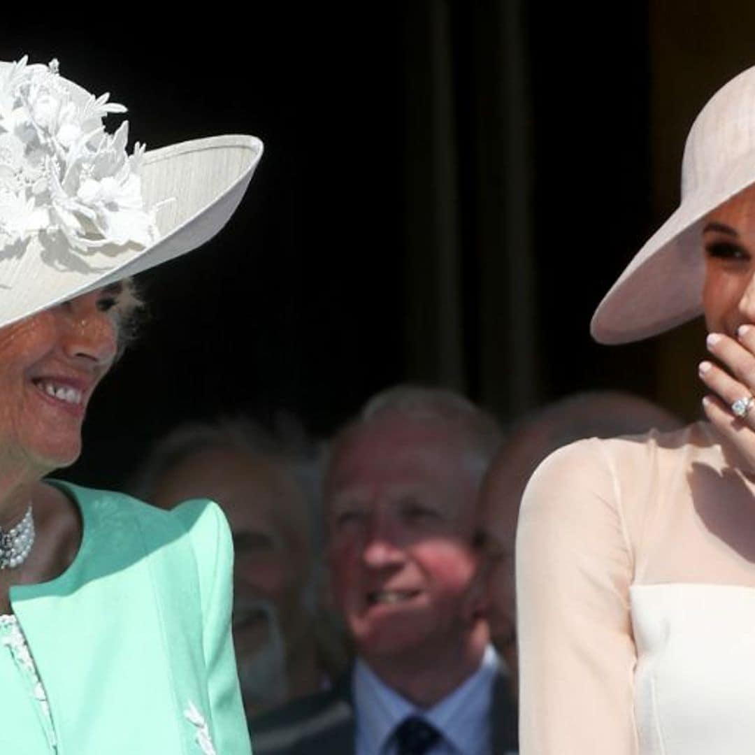 Did Meghan Markle lend this handbag to the Duchess of Cornwall?