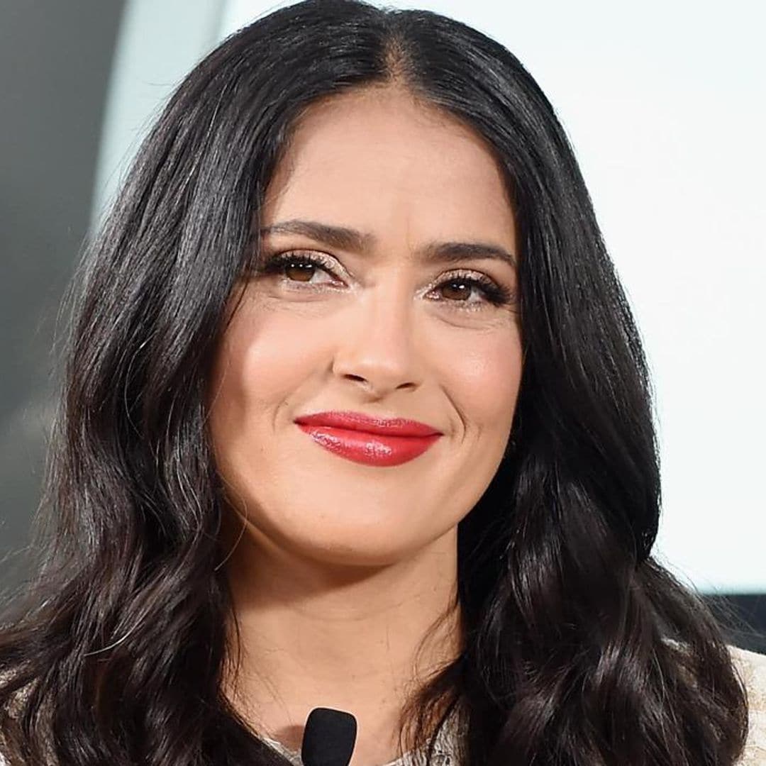 Salma Hayek’s baby Bee is doing social distancing in the most luxurious way