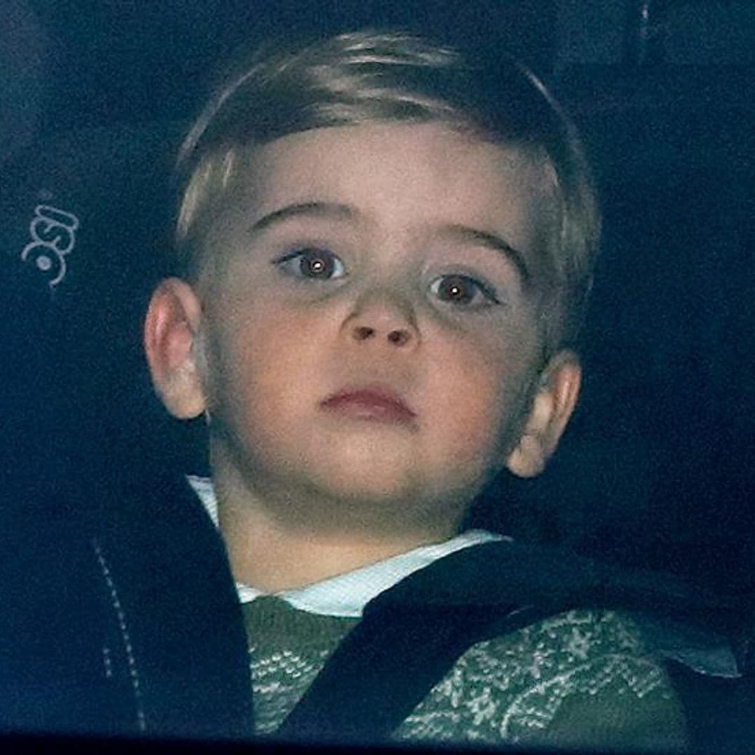 George’s mini-me! Prince Louis looks all grown up at first public outing in months - See all the pictures